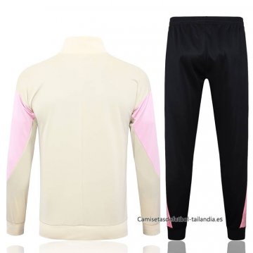 Chandal de Chaqueta del Paris Saint-Germain Jordan 2024-2025 Amarillo