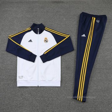 Chandal de Chaqueta del Real Madrid 2022-2023 Blanco y Azul