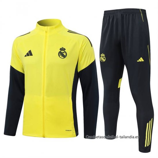 Chandal de Chaqueta del Real Madrid 2025-2026 Amarillo - Haga un click en la imagen para cerrar