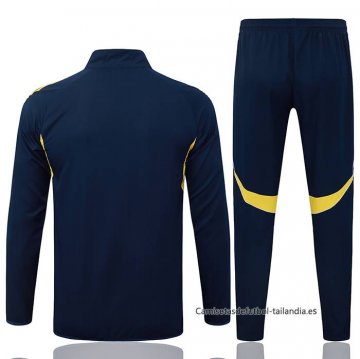 Chandal de Chaqueta del Real Madrid 2025-2026 Azul Amarillo