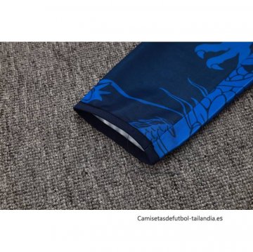 Chandal de Chaqueta del Real Madrid Dragon 2024-2025 Azul