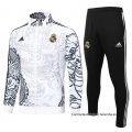 Chandal de Chaqueta del Real Madrid Dragon 2024-2025 Blanco