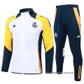 Chandal de Chaqueta del Real Madrid Nino 2024-2025 Blanco