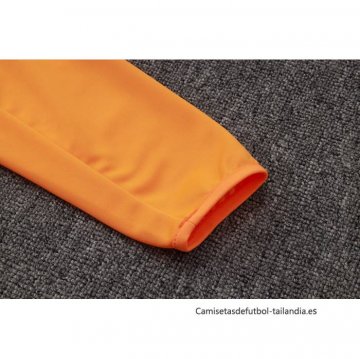 Chandal de Chaqueta del Real Madrid Nino 2024-2025 Naranja