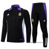 Chandal de Chaqueta del Real Madrid Nino 2024-2025 Negro Chandal de Chaqueta del Real Madrid Nino 2024-2025 Negro