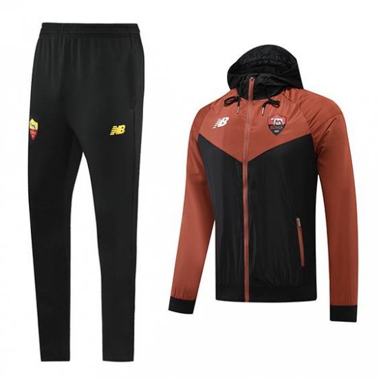 Chandal de Rompevientos del Roma 2022-2023 Negro - Haga un click en la imagen para cerrar