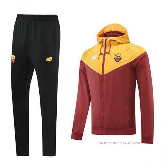 Chandal de Rompevientos del Roma 2022-2023 Rojo - Haga un click en la imagen para cerrar