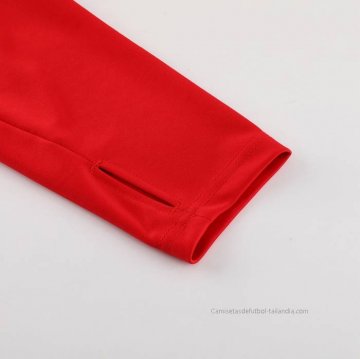Chandal de Sudadera del AC Milan 2023-2024 Rojo Oscuro
