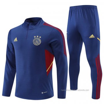 Chandal de Sudadera del Ajax 2022-2023 Azul