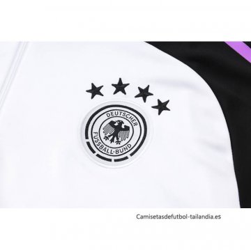 Chandal de Sudadera del Alemania Nino 2024-2025 Blanco