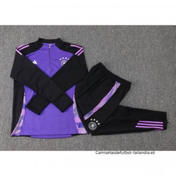 Chandal de Sudadera del Alemania Nino 2024-2025 Purpura