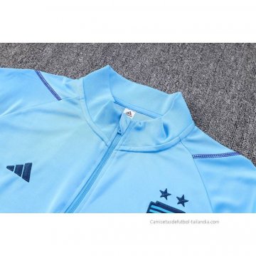 Chandal de Sudadera del Argentina 2022-2023 Azul Claro