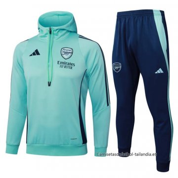 Chandal de Sudadera del Arsenal 2024-2025 Verde Chandal de Sudadera del Arsenal 2024-2025 Verde