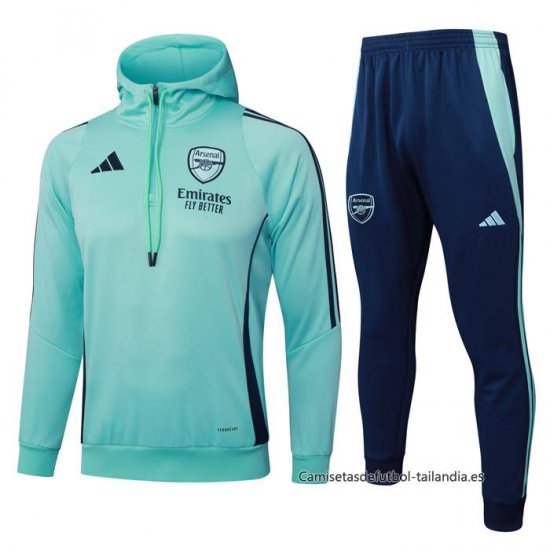 Chandal de Sudadera del Arsenal 2024-2025 Verde - Haga un click en la imagen para cerrar