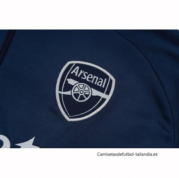 Chandal de Sudadera del Arsenal Nino 2025-2026 Azul Gris