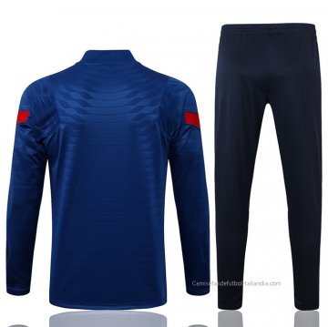 Chandal de Sudadera del Atletico Madrid 2021-2022 Azul