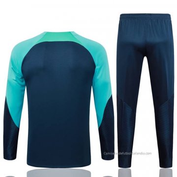 Chandal de Sudadera del Barcelona 2023-2024 Azul