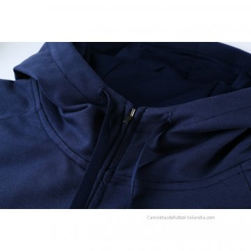 Chandal de Sudadera del Barcelona 2021-2022 Azul Marino