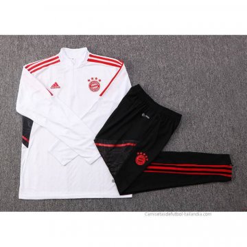 Chandal de Sudadera del Bayern Munich Nino 2022-2023 Blanco