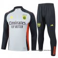 Chandal de Sudadera del Benfica 2024-2025 Gris
