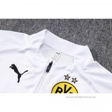 Chandal de Sudadera del Borussia Dortmund 2022-2023 Blanco