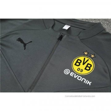 Chandal de Sudadera del Borussia Dortmund 2022-2023 Gris