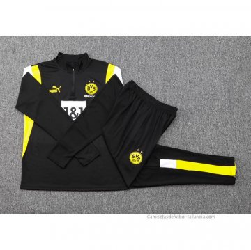 Chandal de Sudadera del Borussia Dortmund 2023-2024 Negro