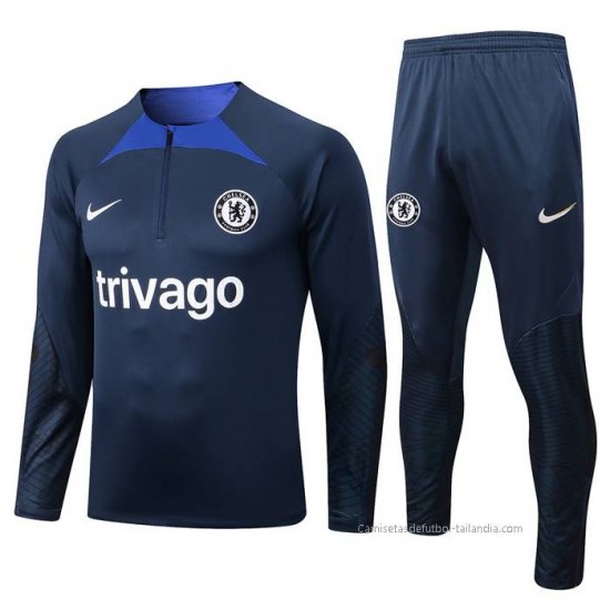 Chandal de Sudadera del Chelsea 2022-2023 Azul - Haga un click en la imagen para cerrar