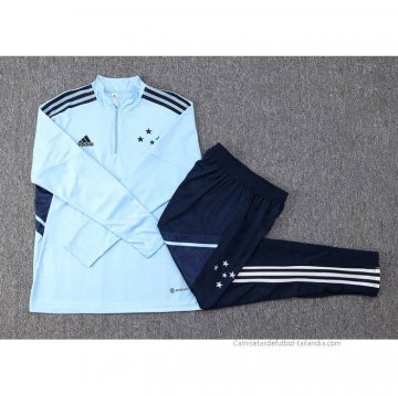 Chandal de Sudadera del Cruzeiro 2022-2023 Azul