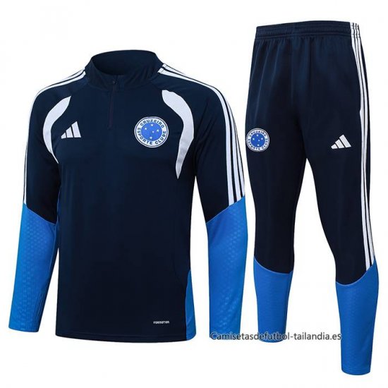 Chandal de Sudadera del Cruzeiro 2026-2027 Azul Oscuro - Haga un click en la imagen para cerrar