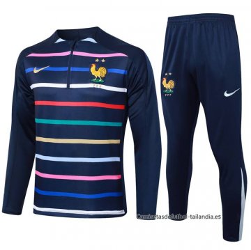 Chandal de Sudadera del Francia 2024-2025 Azul Oscuro Chandal de Sudadera del Francia 2024-2025 Azul Oscuro