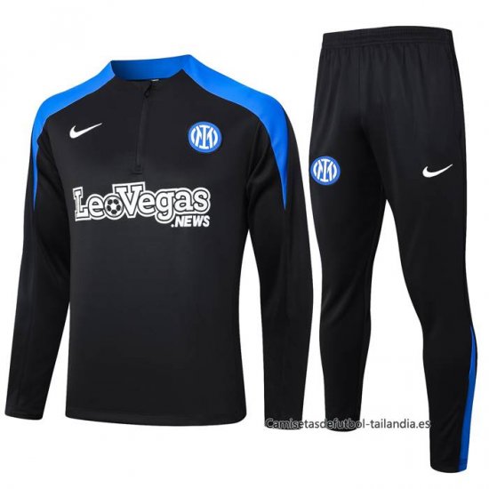 Chandal de Sudadera del Inter Milan 2024-2025 Negro - Haga un click en la imagen para cerrar