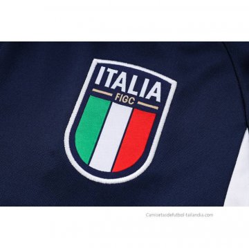 Chandal de Sudadera del Italia Nino 2023-2024 Azul