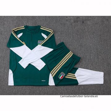 Chandal de Sudadera del Italia Nino 2025-2026 Verde