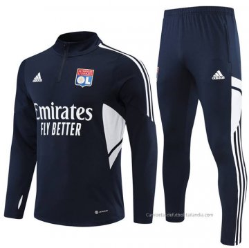 Chandal de Sudadera del Lyon 2022-2023 Azul