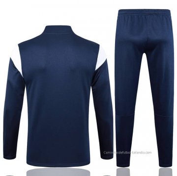 Chandal de Sudadera del Manchester City 2023-2024 Azul Oscuro