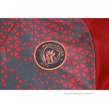 Chandal de Sudadera del Manchester City 2023-2024 Rojo