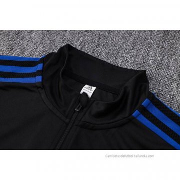 Chandal de Sudadera del Manchester United 2022-2023 Negro y Rosa