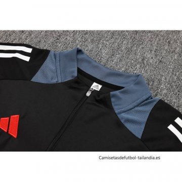 Chandal de Sudadera del Manchester United 2024-2025 Negro