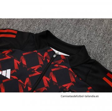 Chandal de Sudadera del Manchester United 2024-2025 Rojo