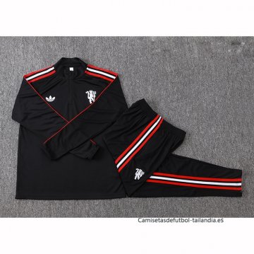 Chandal de Sudadera del Manchester United 2026-2027 Negro
