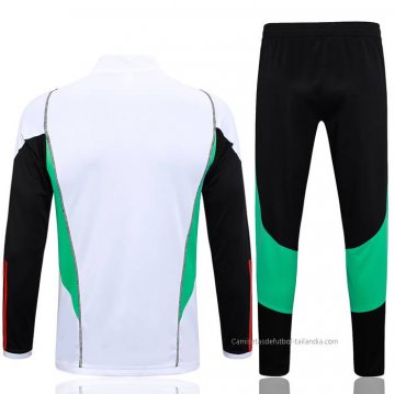 Chandal de Sudadera del Manchester United Nino 2023-2024 Blanco
