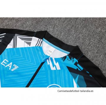 Chandal de Sudadera del Napoli 2024-2025 Azul