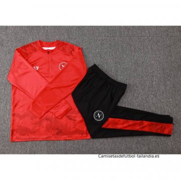Chandal de Sudadera del Napoli 2024-2025 Rojo