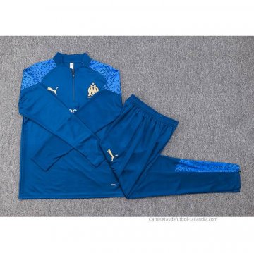 Chandal de Sudadera del Olympique Marsella 2023-2024 Azul