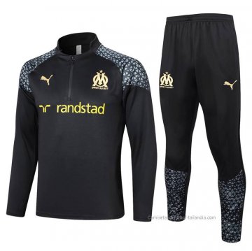 Chandal de Sudadera del Olympique Marsella 2023-2024 Negro Chandal de Sudadera del Olympique Marsella 2023-2024 Negro