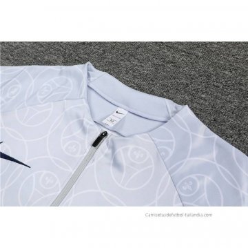 Chandal de Sudadera del Paris Saint-Germain 2022-2023 Gris