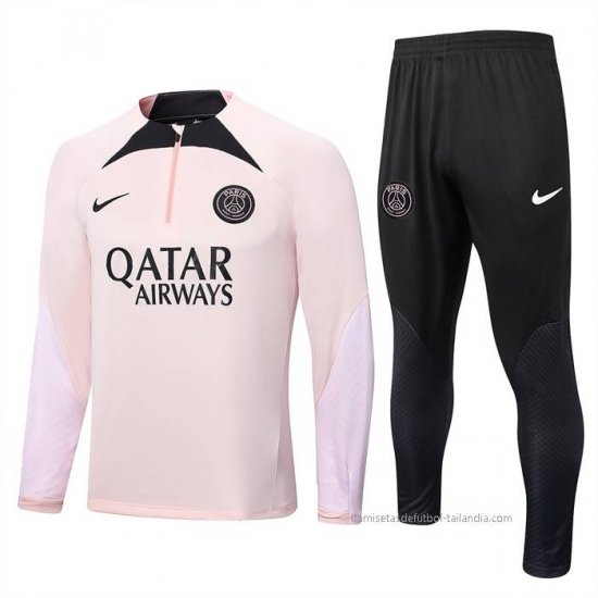Chandal de Sudadera del Paris Saint-Germain 2022-2023 Rosa - Haga un click en la imagen para cerrar