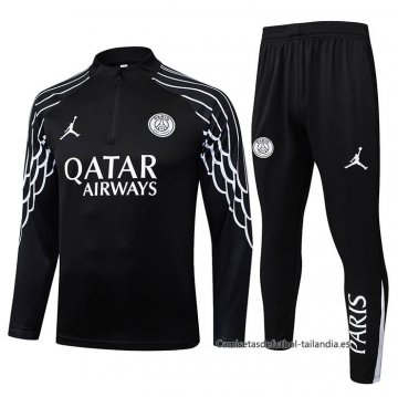 Chandal de Sudadera del Paris Saint-Germain 2025-2026 Negro Chandal de Sudadera del Paris Saint-Germain 2025-2026 Negro