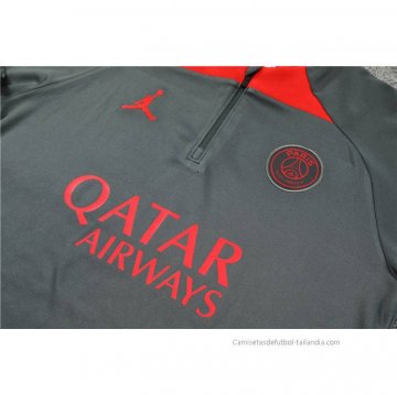 Chandal de Sudadera del Paris Saint-Germain Jordan 2022-2023 Gris